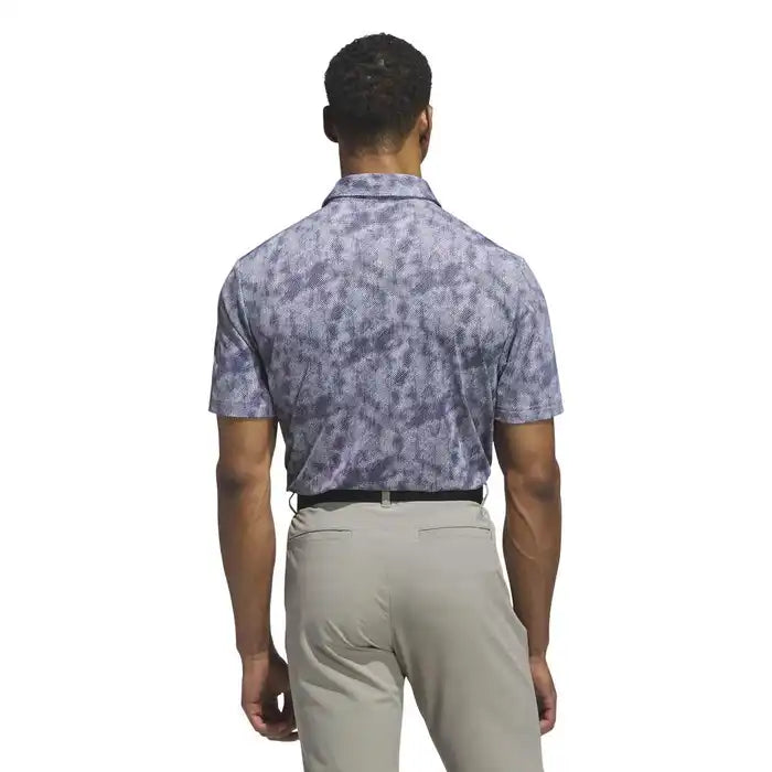 ADIDAS MENS ULTIMATE365 TEXTURED PRINT POLO
