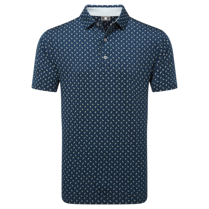 Footjoy Mens Flower Bud Foulard Polo