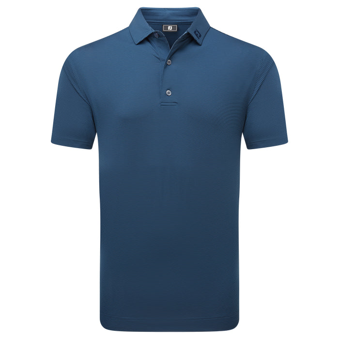 FOOTJOY MENS MICRO FDR STRIPE LISLE TONAL POLO