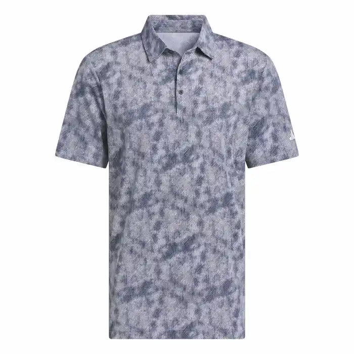 ADIDAS MENS ULTIMATE365 TEXTURED PRINT POLO