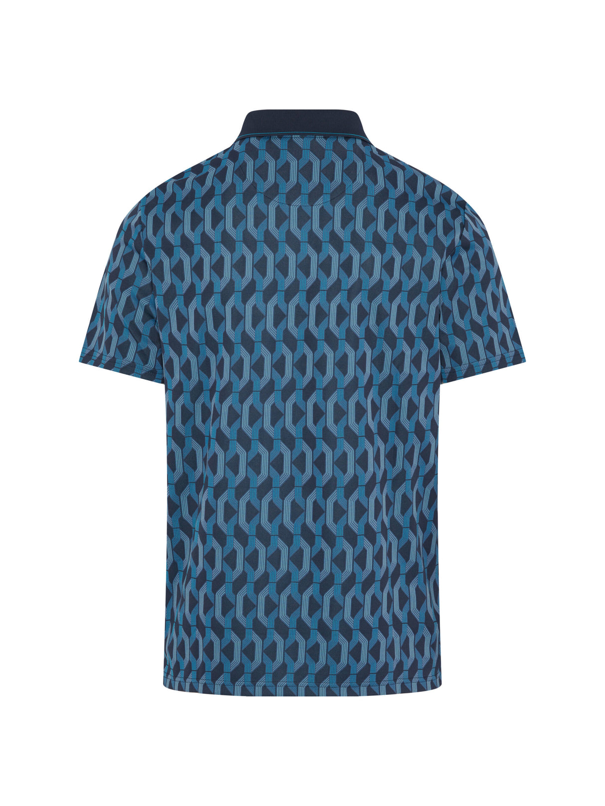 Original Penguin All Over YD Jacquard Colour Block Polo