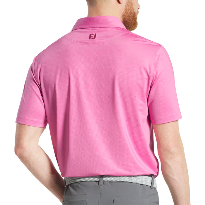 FOOTJOY MENS TONAL DOT PRINT LISLE POLO