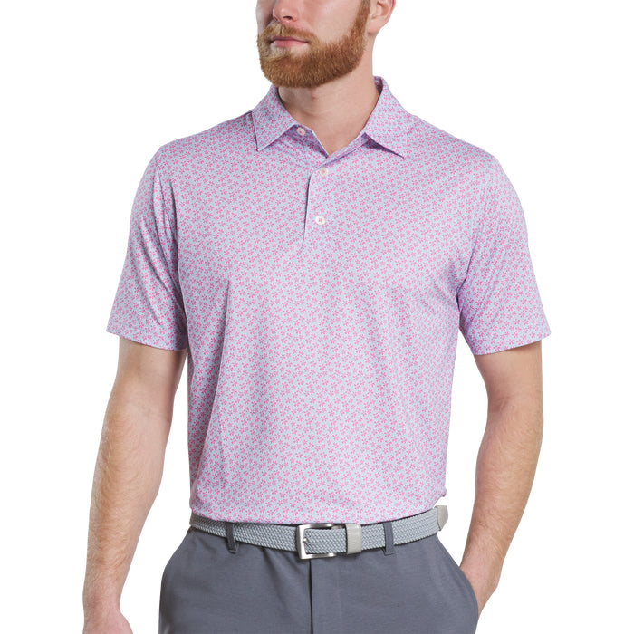 FOOTJOY MENS FLORAL SKETCH PRINT LISLE POLO