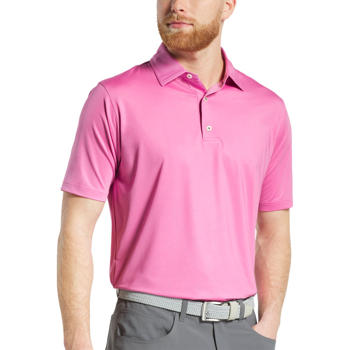 FOOTJOY MENS TONAL DOT PRINT LISLE POLO