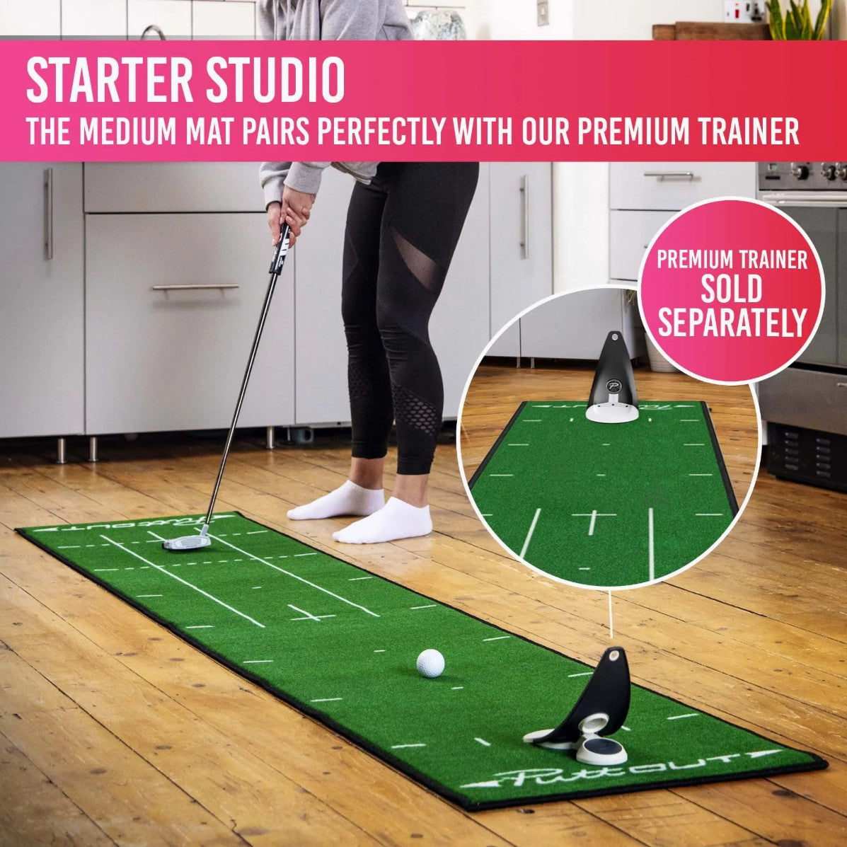 Puttout Putting Mat - Medium