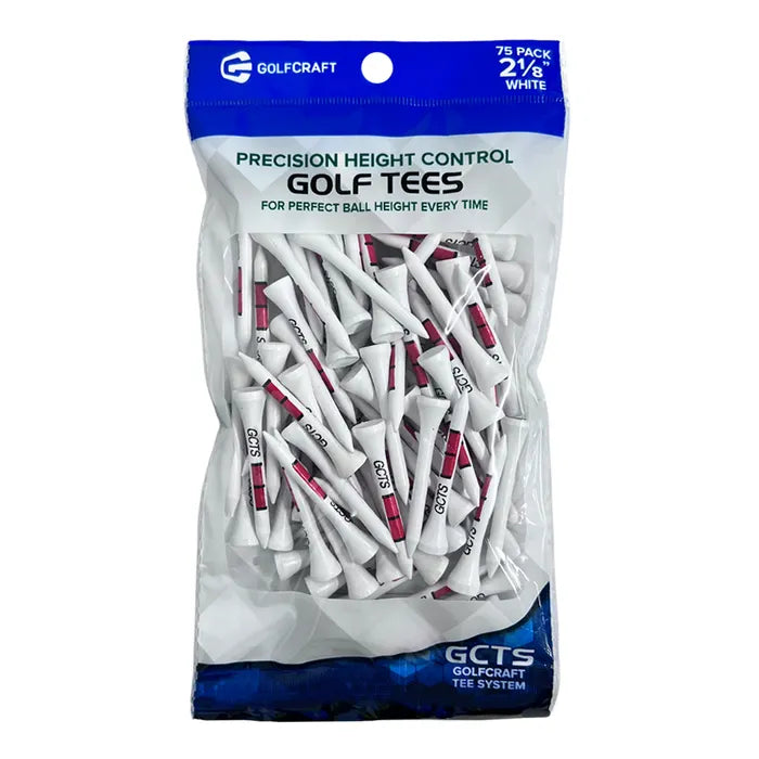 Golf Craft Tee System 2 1/8" Golf Tees - 75 Pack