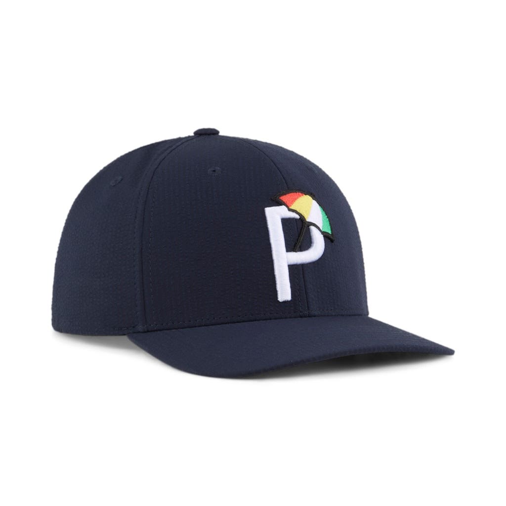 Puma X Arnold Palmer Seersucker 6 Panel Cap - Deep Navy
