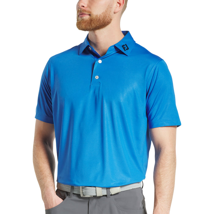 FOOTJOY MENS TONAL DOT PRINT LISLE POLO