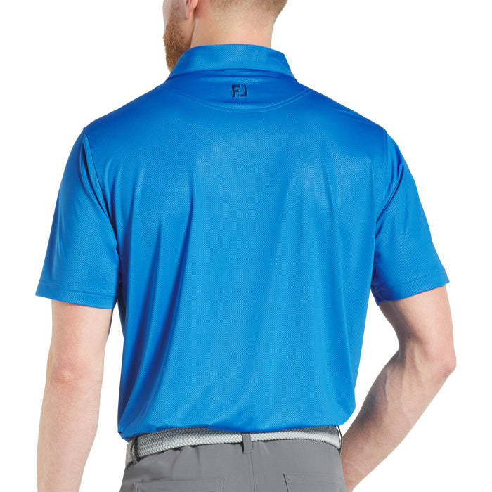 FOOTJOY MENS TONAL DOT PRINT LISLE POLO