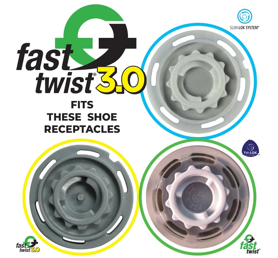 Softspikes Tour Flex Pro Fast Twist White/Translucent - 18 Pack