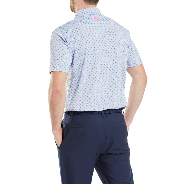 Footjoy Mens Flower Bud Foulard Polo