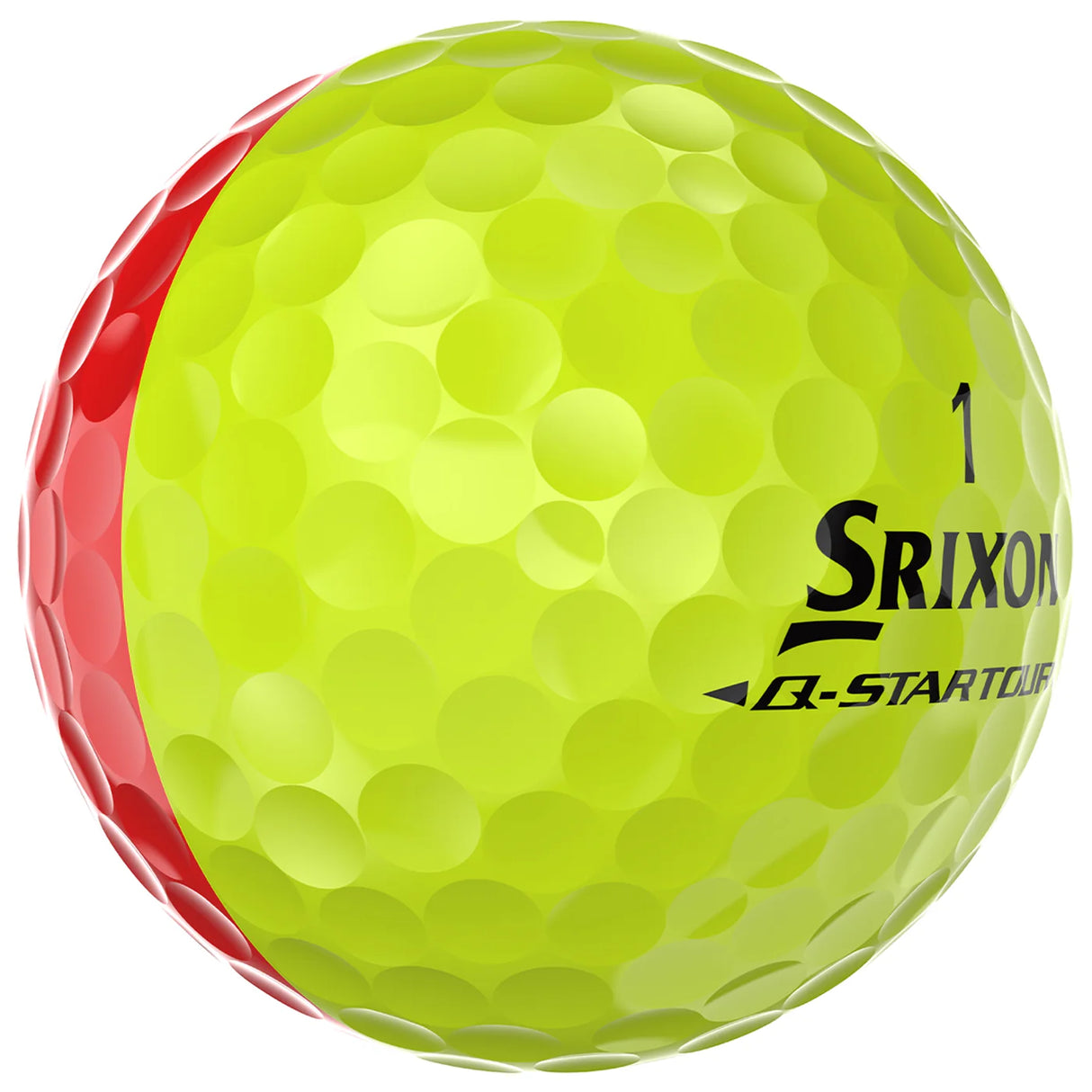 Srixon 2026 Q-Star Tour 6 Divide Golf Balls 12pk - Yellow/Red