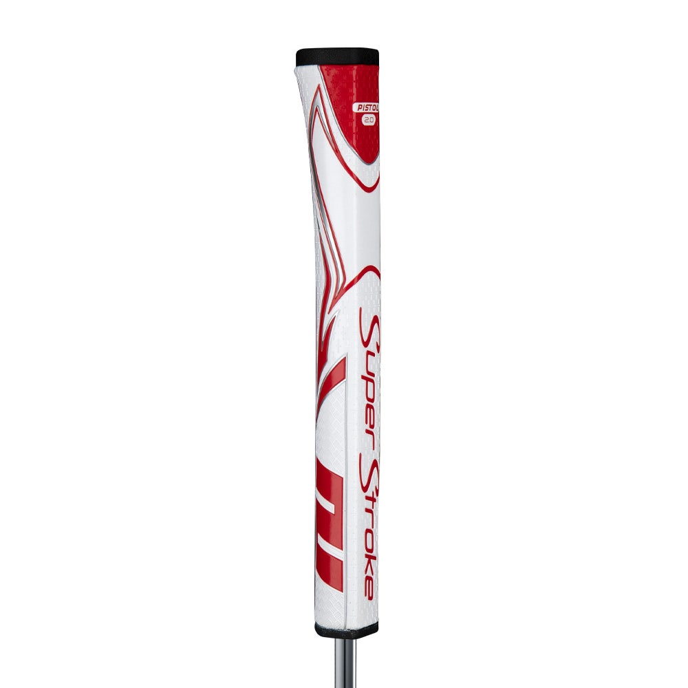 Superstroke Zenergy Putter Grip Pistol 2.0 - White/Red
