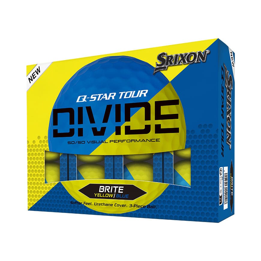 Srixon 2024 Q Star Tour Divide Golf Balls 12pk - Blue/Yellow