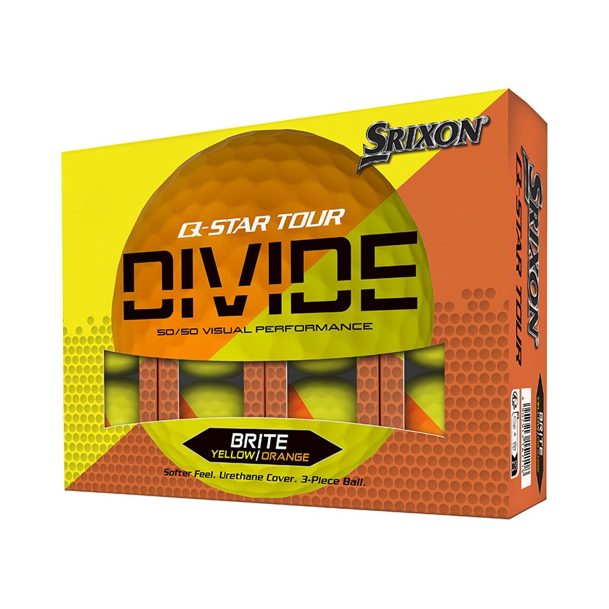 Srixon 2024 Q Star Tour Divide Golf Balls 12pk - Orange/Yellow