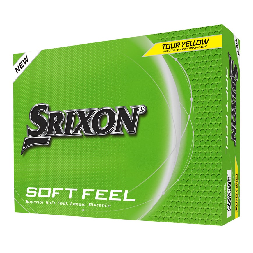Srixon 2025 Soft Feel 14 12pk Golf Balls - Yellow