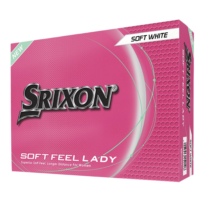 Srixon 2025 Soft Feel Lady 9 12pk Golf Balls - White
