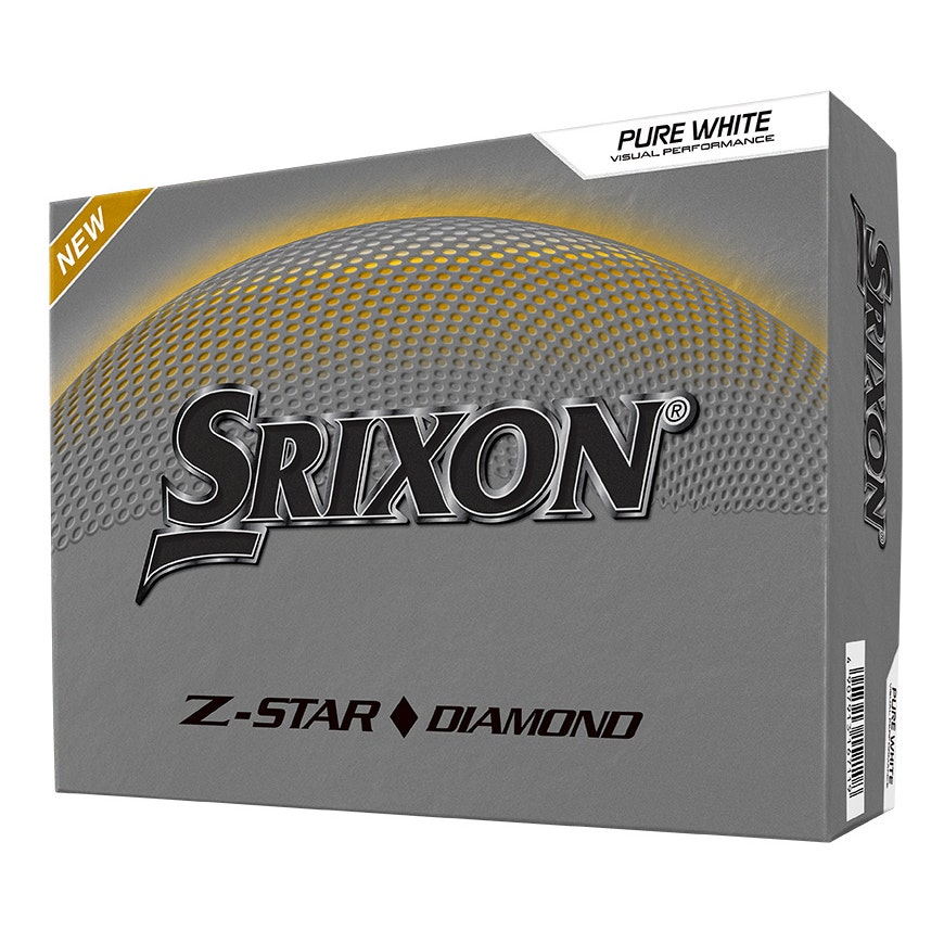 Srixon 2025 Z-Star Diamond 3 12pk Golf Balls - White