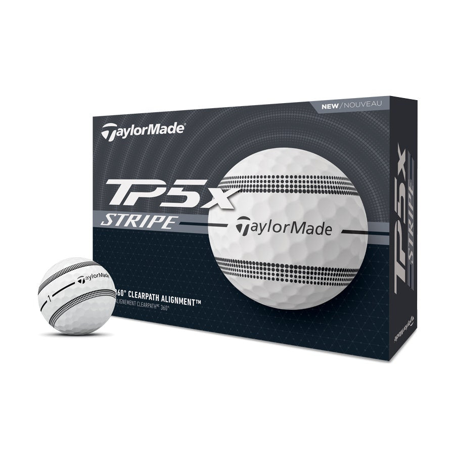 TaylorMade TP5x Stripe 12pk Golf Balls