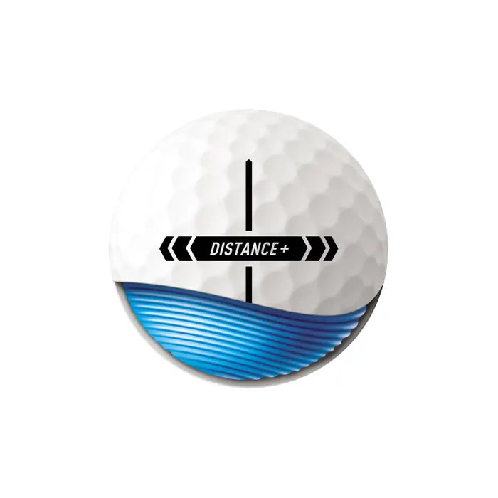 TaylorMade 2025 Distance+ Golf Balls 12pk - White