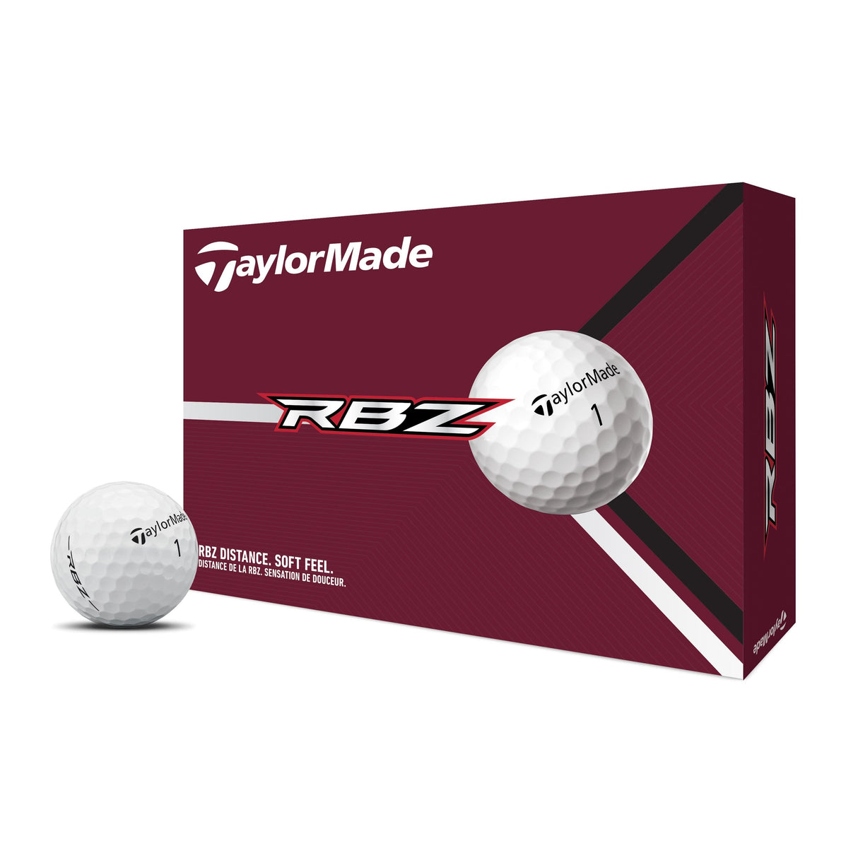 TaylorMade 2025 RBZ Golf Balls 12pk - White