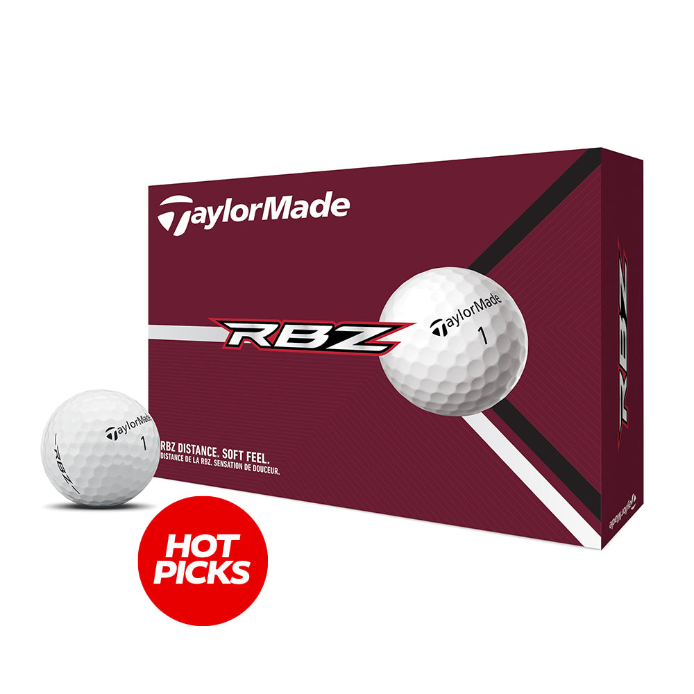 TaylorMade 2025 RBZ Golf Balls 12pk - White