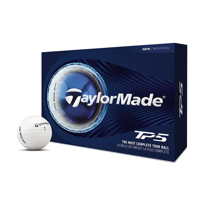TaylorMade 2026 TP5 12PK Golf Balls - White
