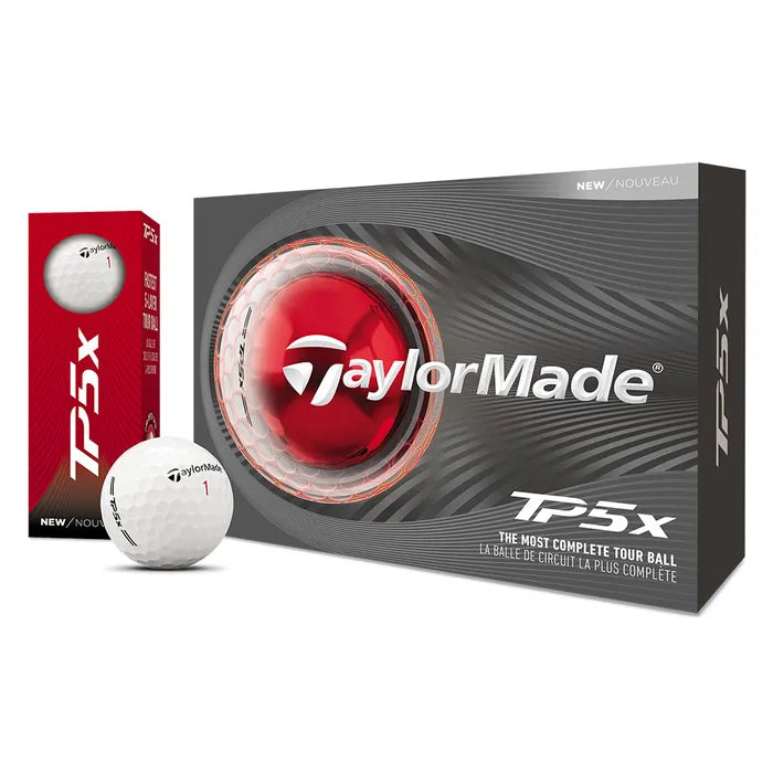 TaylorMade 2026 TP5X 12PK Golf Balls - White