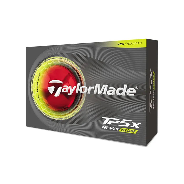 TaylorMade 2026 TP5X 12PK Golf Balls - Yellow