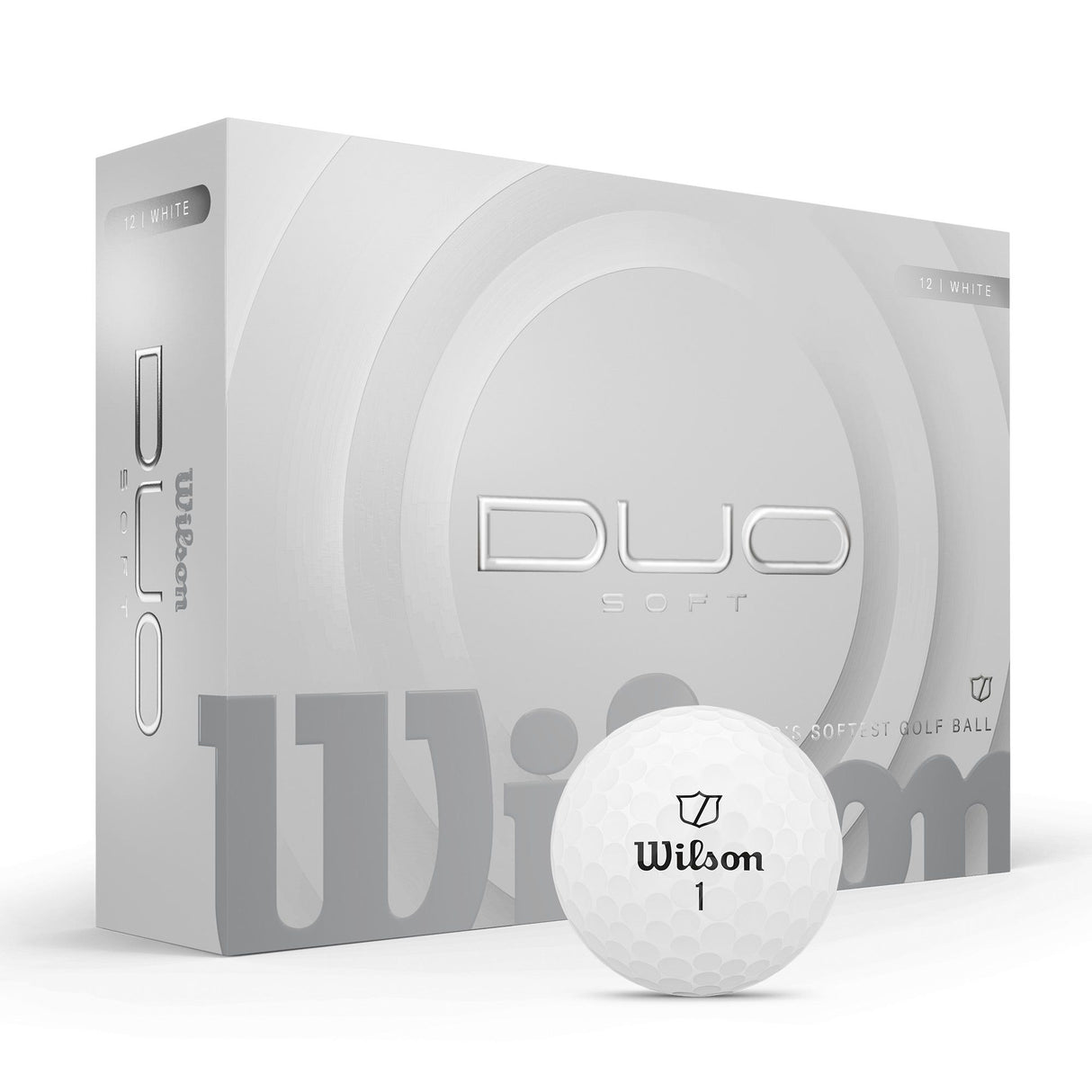 Wilson Staff 2025 Duo Soft TRK 360 12pk Golf Balls - White
