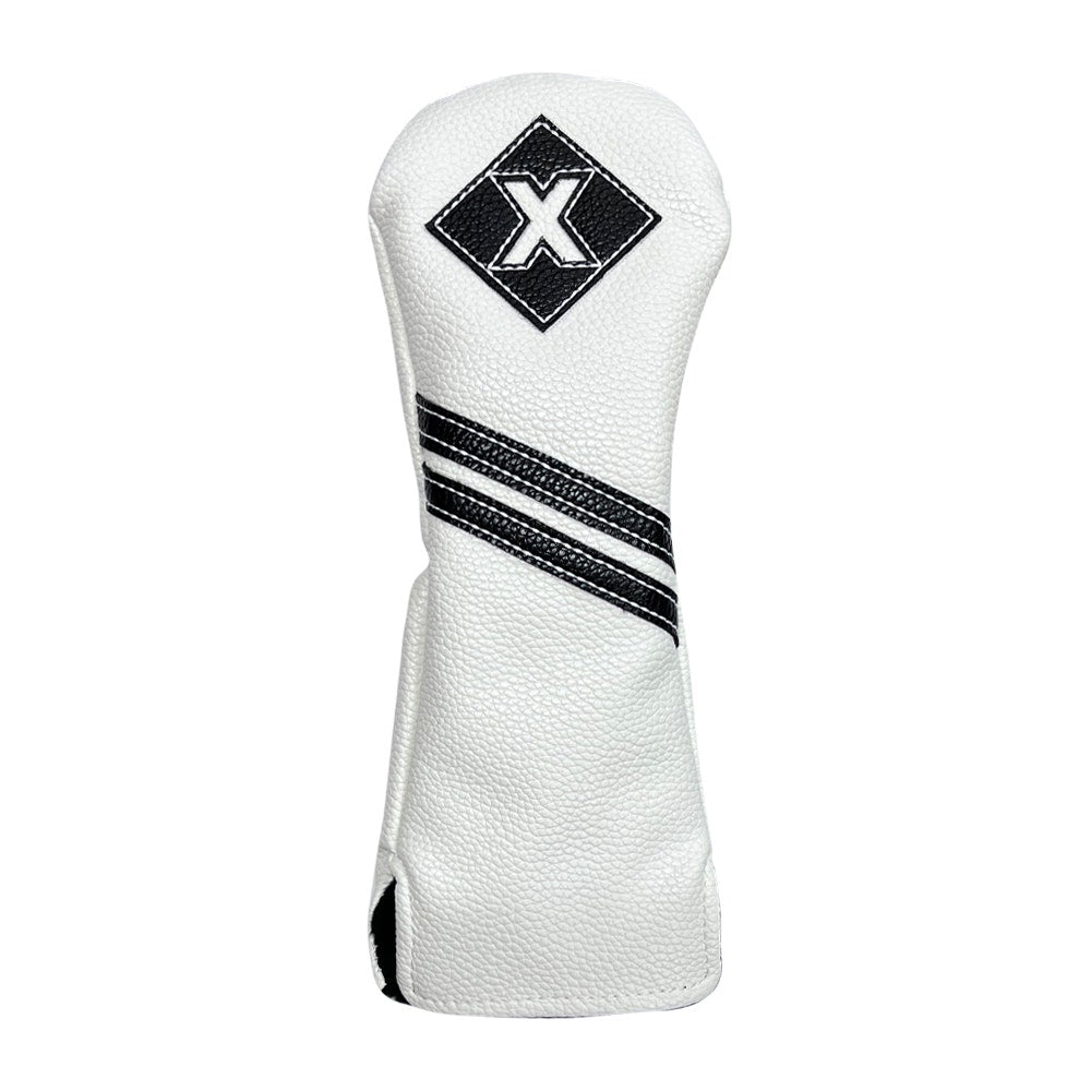 Golf Craft Vintage Hybrid Headcover - White/Black