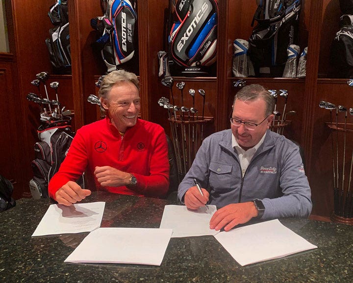 Bernhard Langer Signs With Tour Edge