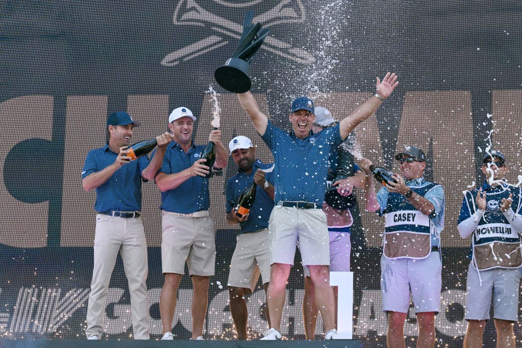 DeChambeau Wins LIV Golf Chicago. Leishman Runner Up