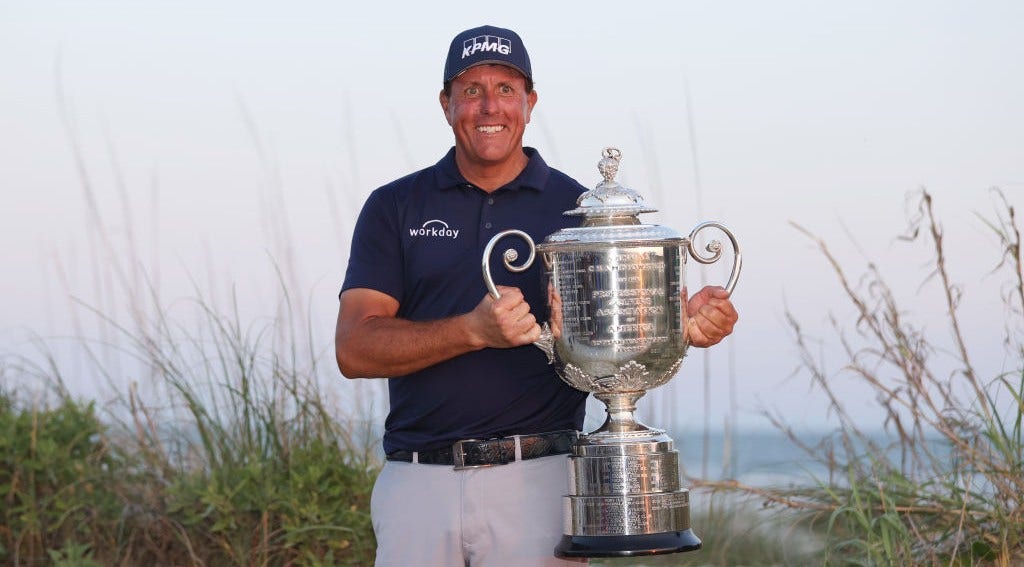 Mickelson Makes History at PGA Championship