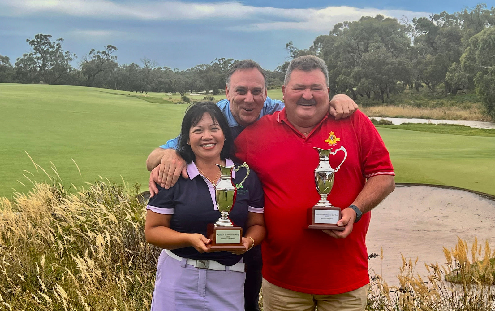 Phalika Cheang and Dino Marzotto Hoist 2023 Drummond Golf Cup