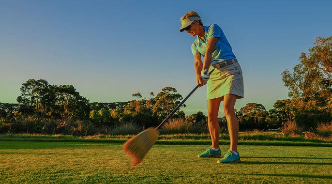 Golf Tip: Better Ball-Striking...Sweep Away Fairway Wood Troubles