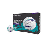 TaylorMade 2026 Speedsoft Ink Golf Balls 12pk - Purple/Teal