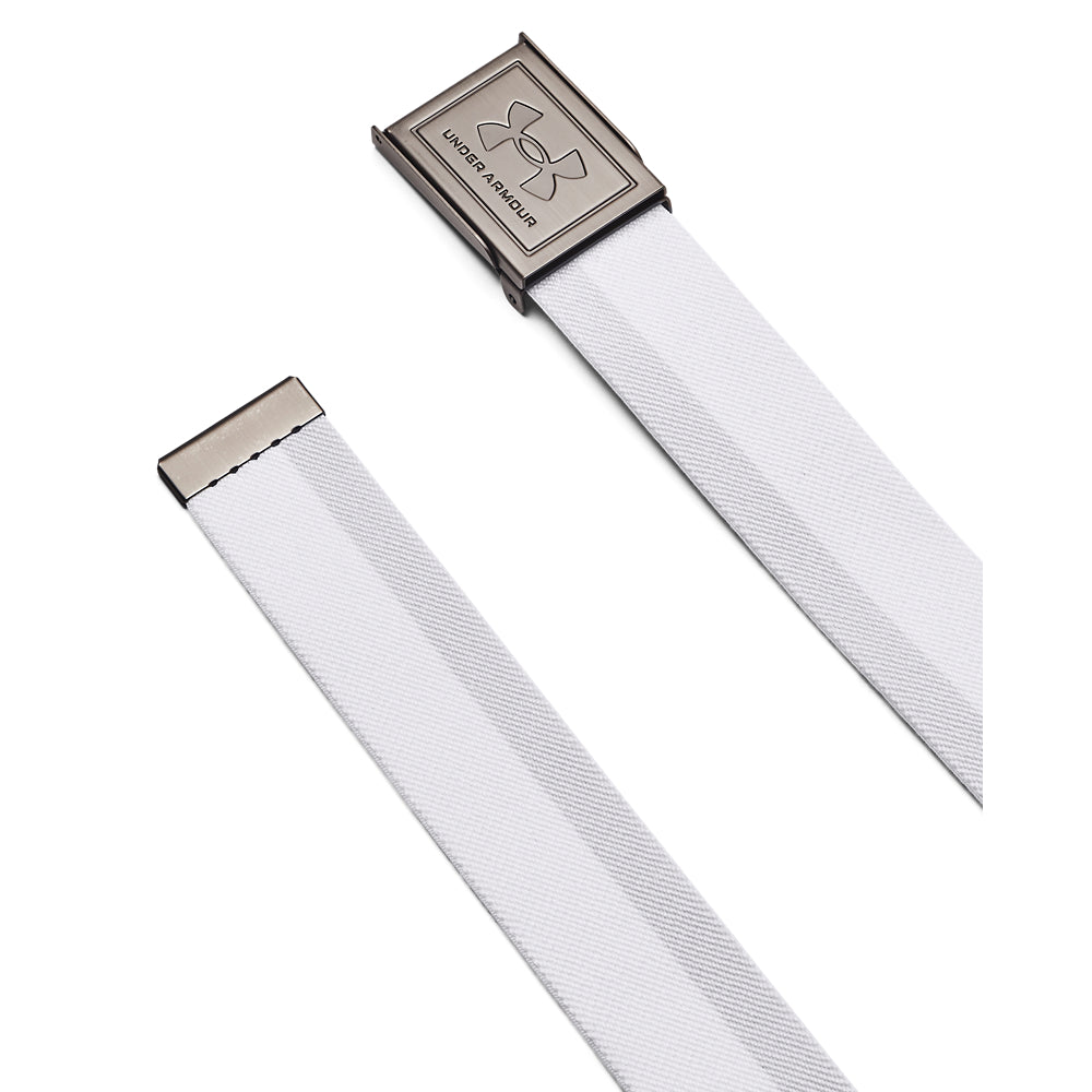 Under Armour Stretch Webbing Belt - White/Steel