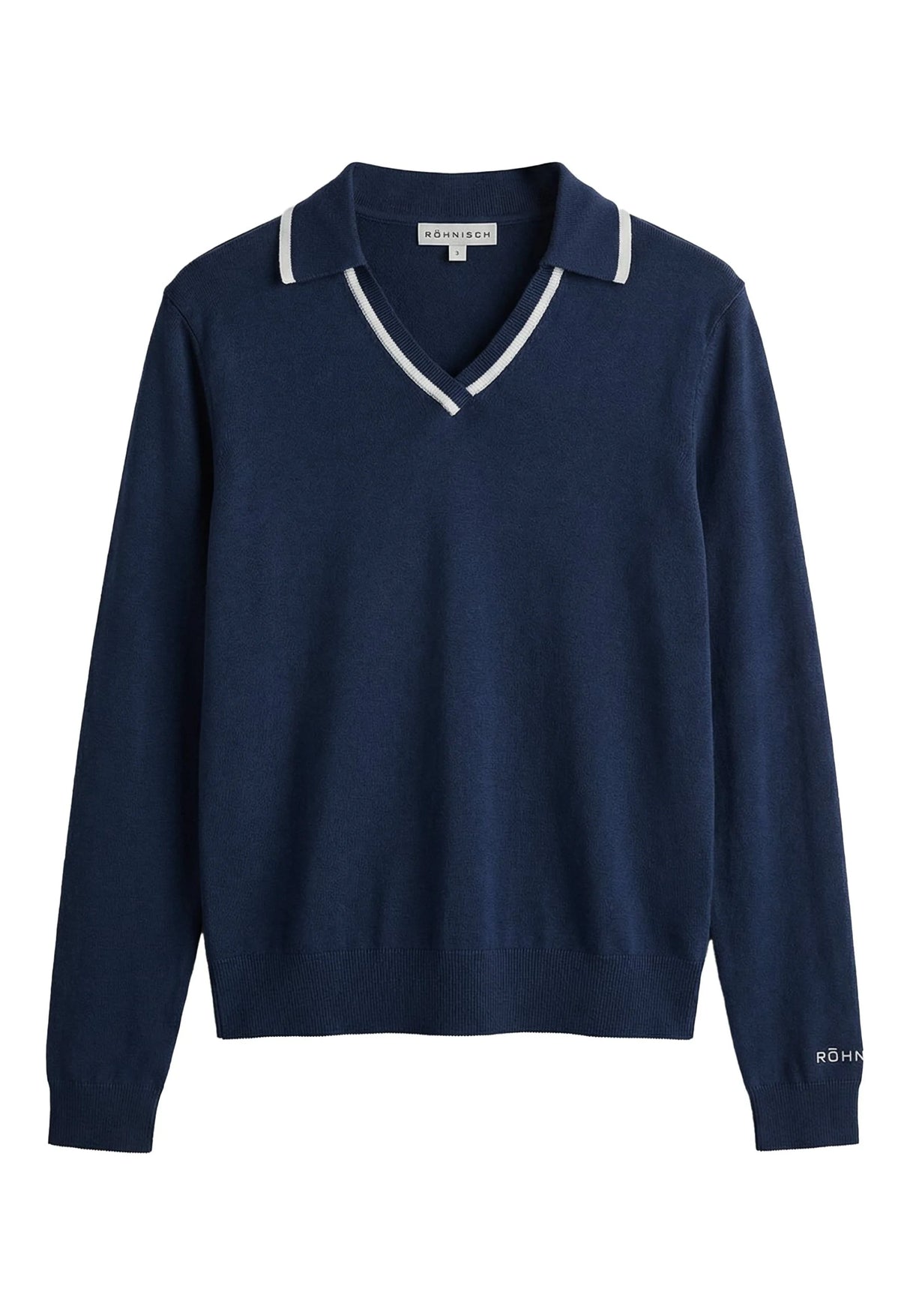 Rohnisch Swing Knitted Long Sleeve Polo