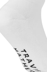 TravisMathew Shorty Smalls 2.0 Ankle Socks - White