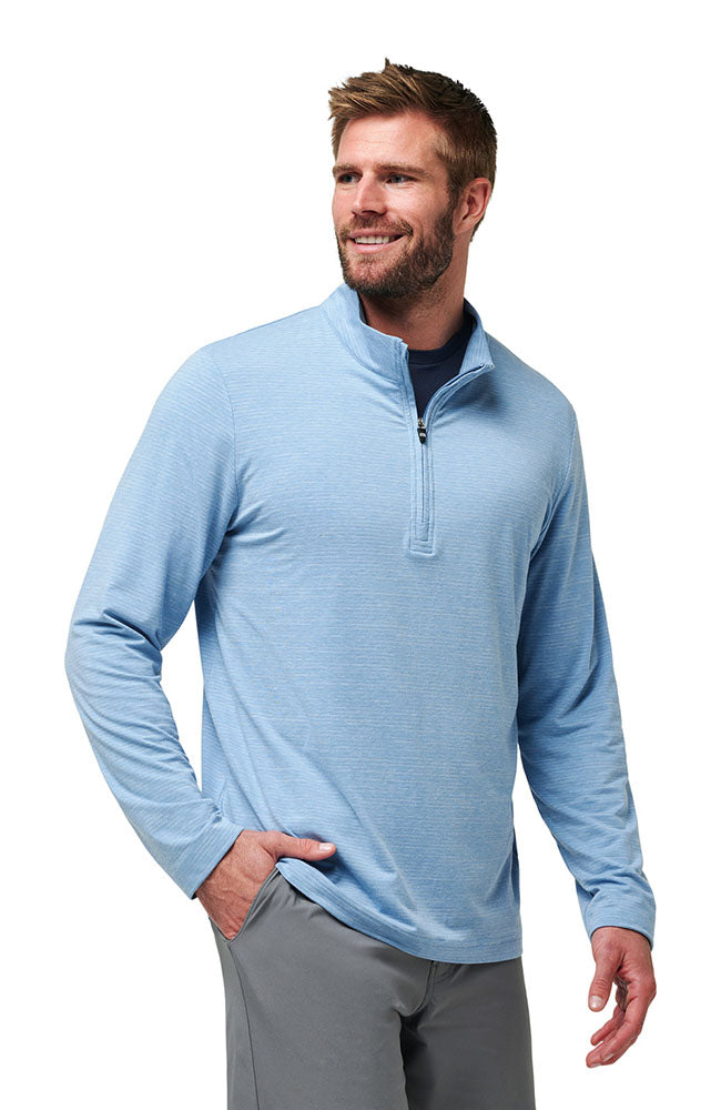 TRAVIS MATHEW MENS THE HEATER 1/4ZIP