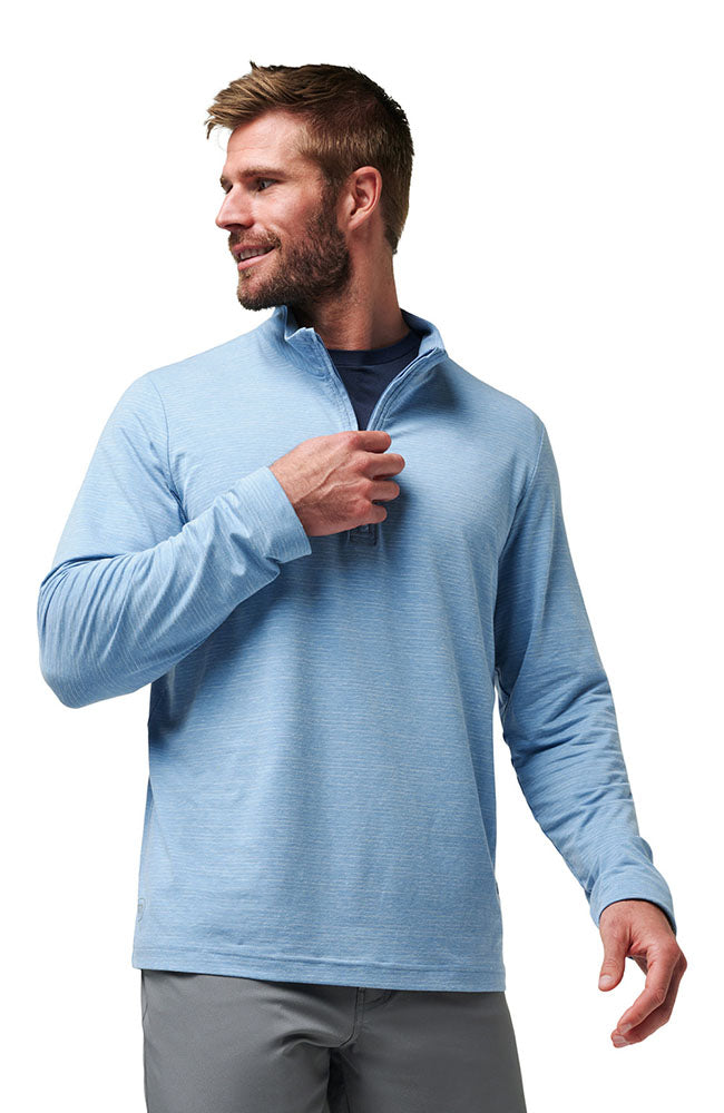 TRAVIS MATHEW MENS THE HEATER 1/4ZIP