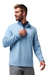 TRAVIS MATHEW MENS THE HEATER 1/4ZIP