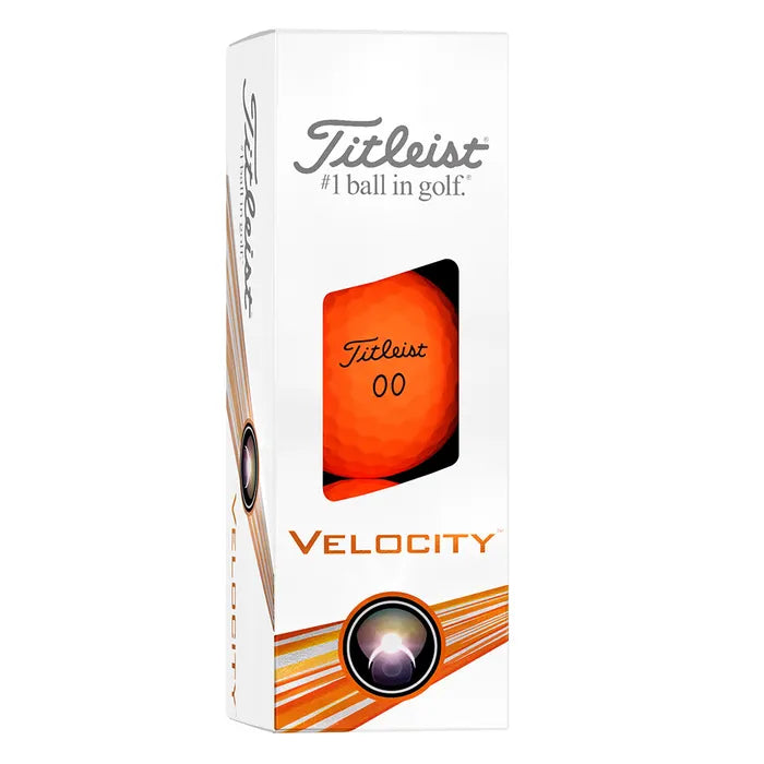 Titleist 2024 Velocity Golf Balls - Orange