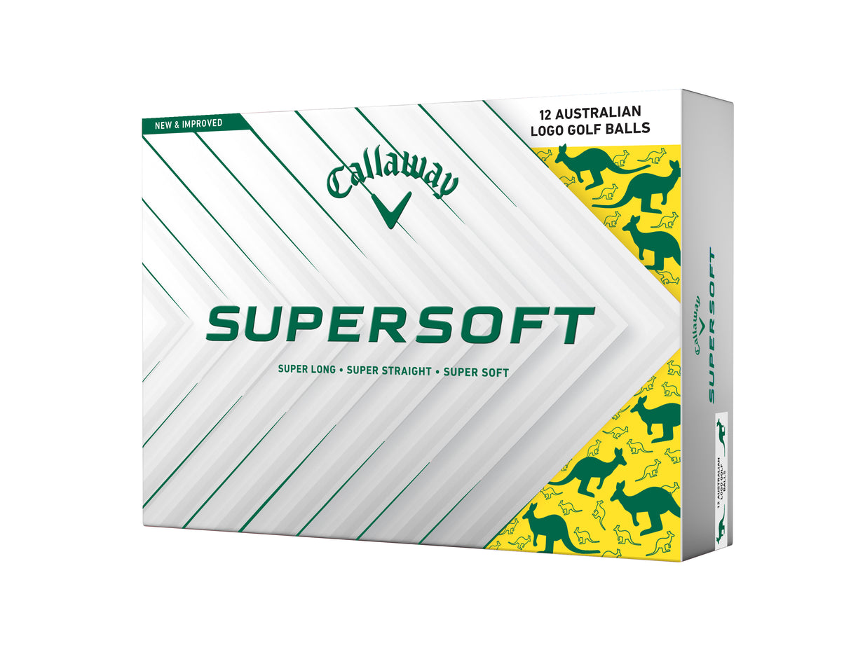 Callaway 2025 Supersoft Golf Balls 12pk - Aussie
