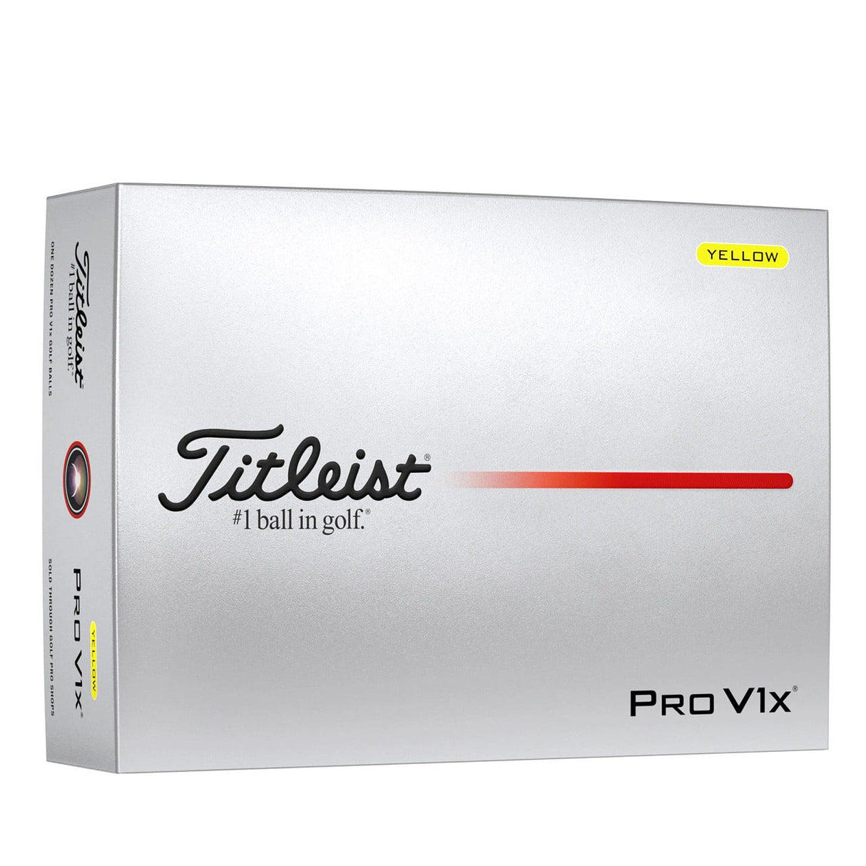 Titleist 2025 Pro V1x 12pk Golf Balls - Yellow