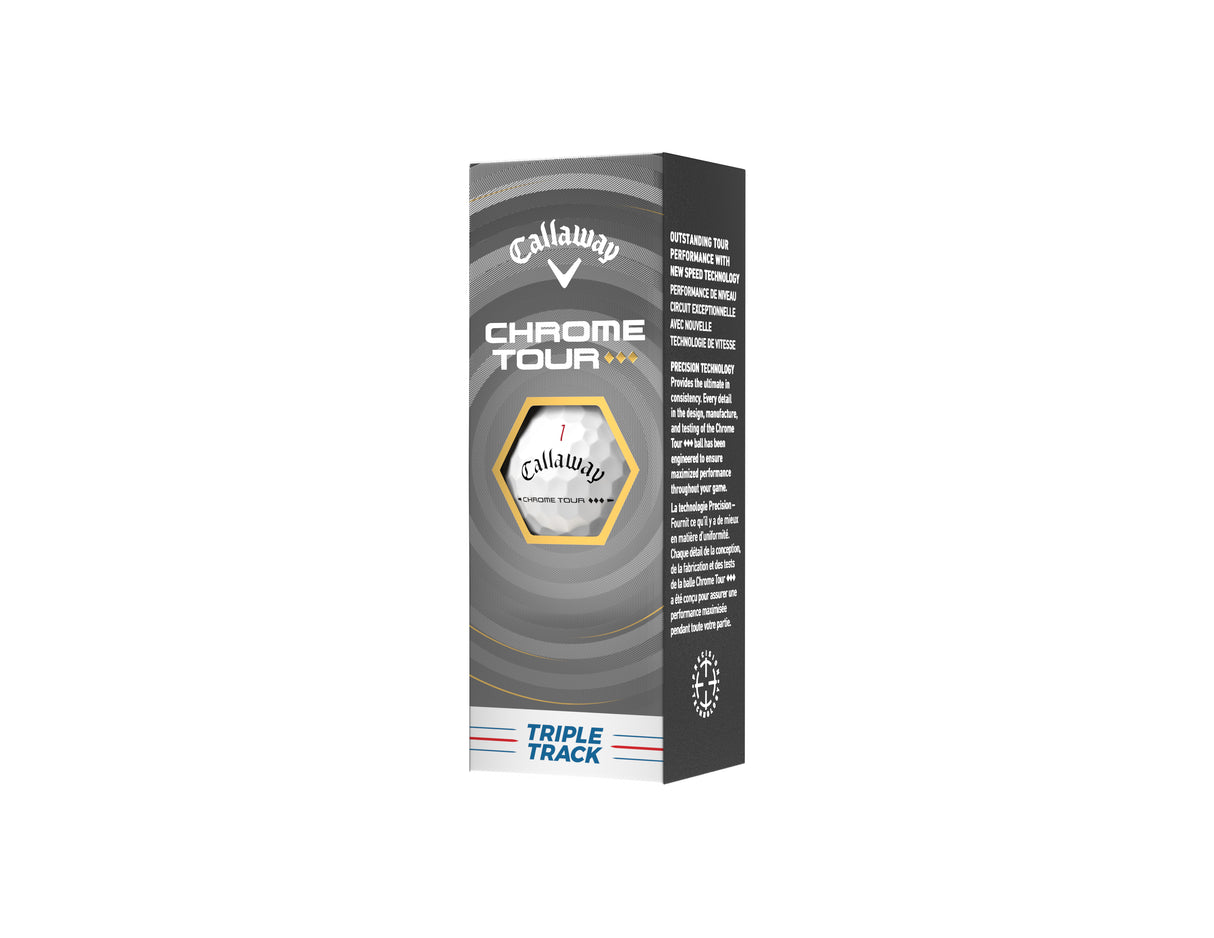 Callaway 2026 Chrome Tour Triple Diamond Triple Track Golf Balls 12pk