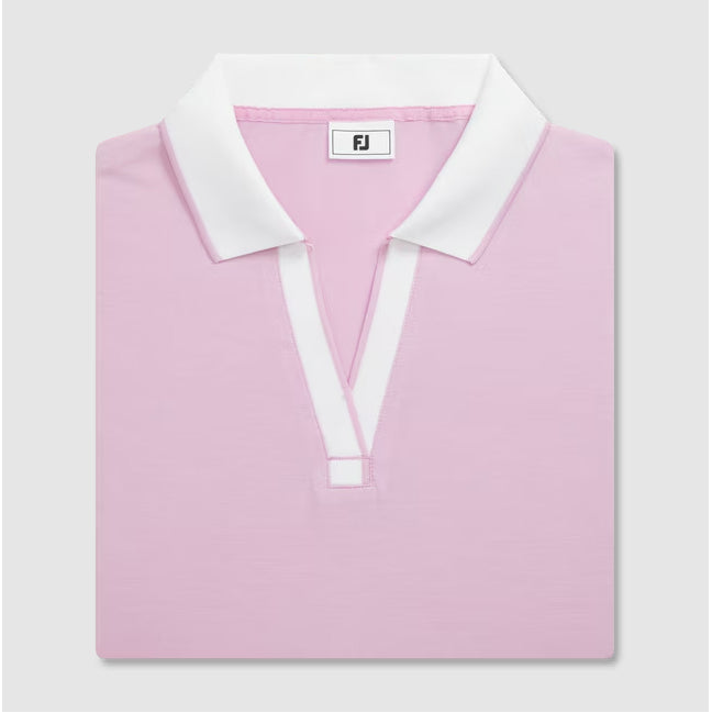 Footjoy Womens Notch V-Neck Polo