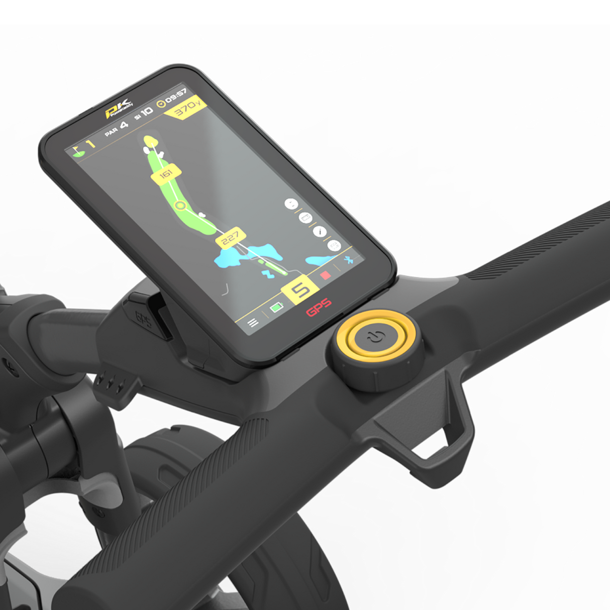 Powakaddy CT12 EBS GPS Extended Lithium Buggy - Gun Metal