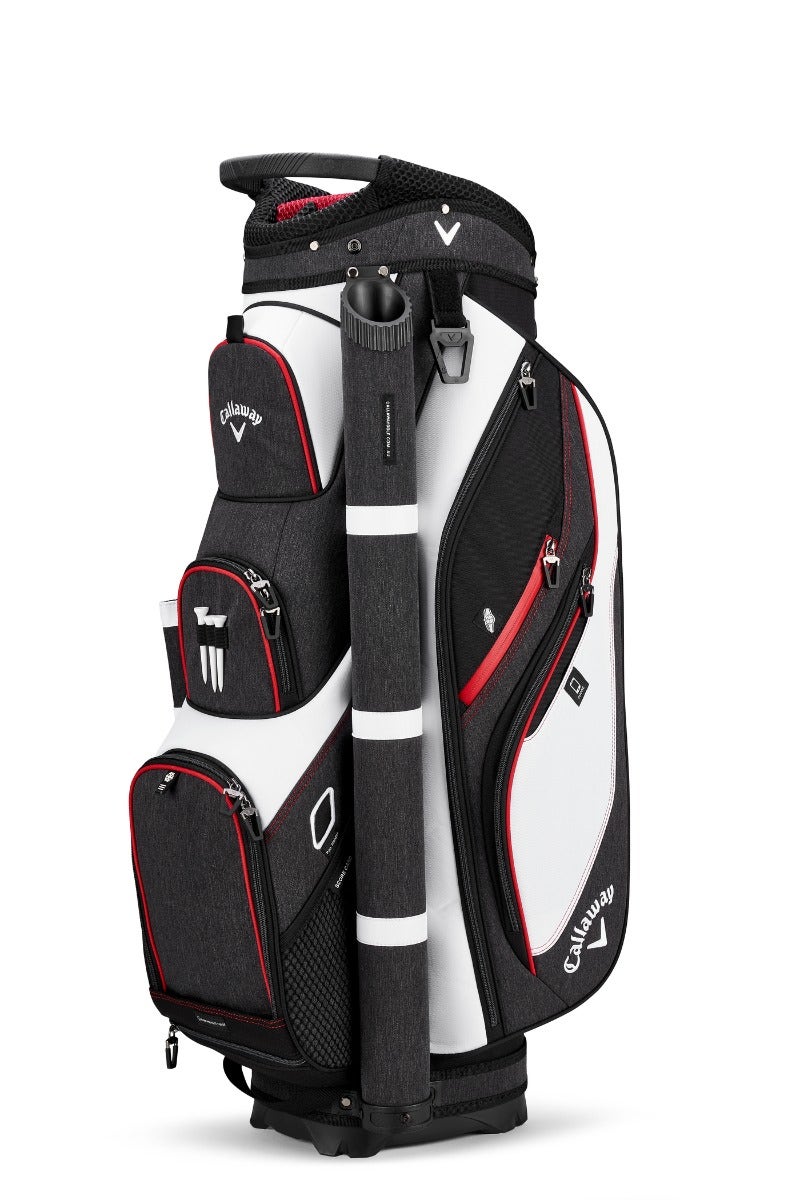Callaway Forrester 2.0 Cart Bag 19 - White/Black/Red